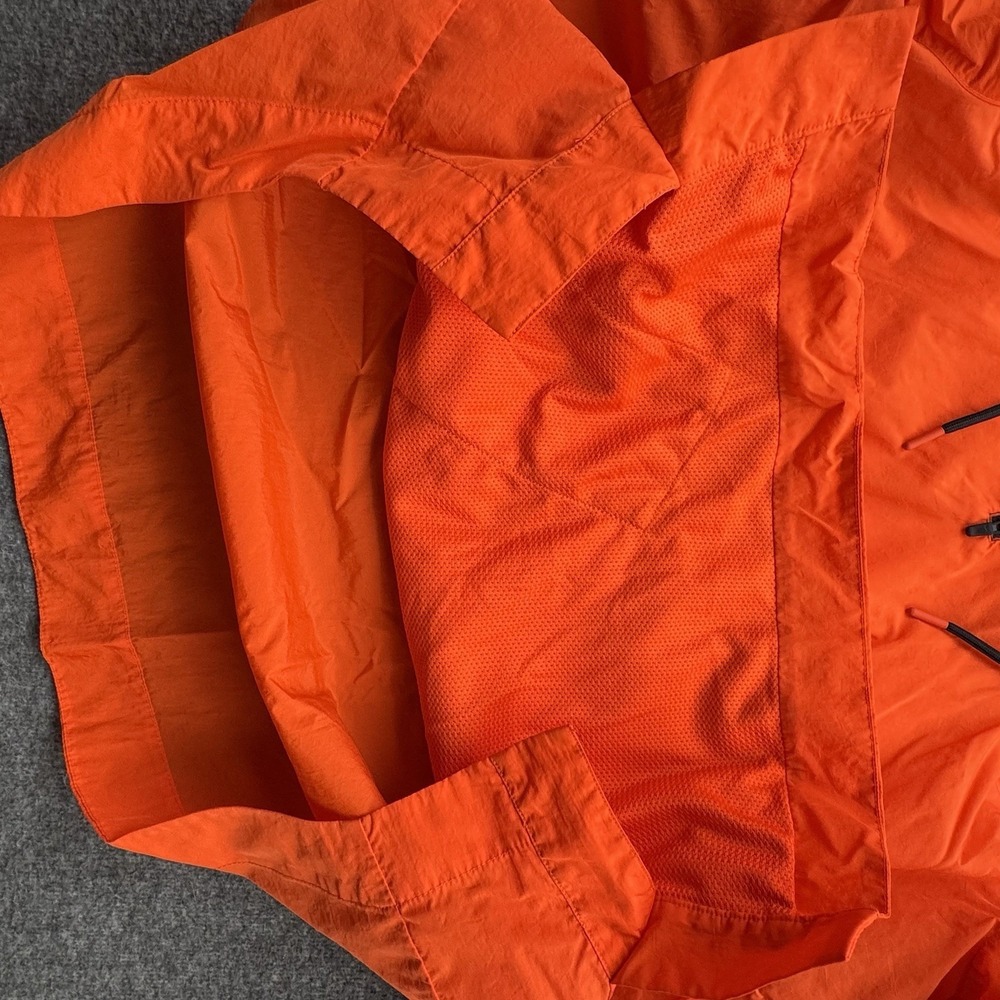 Nike Clemson Tigers 1/4 Zip Lightweight Jacket Mens L Orange Black CW3432 Vented - Picture 12 of 16